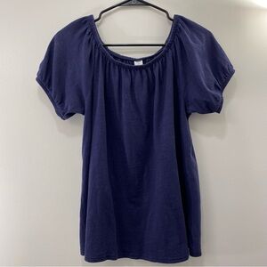 Navy Blue Short Sleeve Tee
